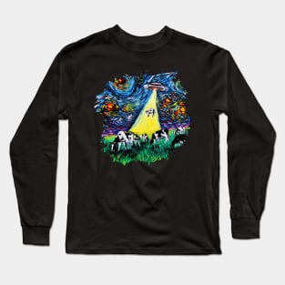 van Gogh Was Never Abducted with border Long Sleeve T-Shirt